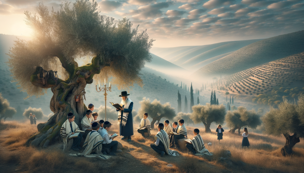 Ancient stone walls in Jerusalem with Israeli flag flying