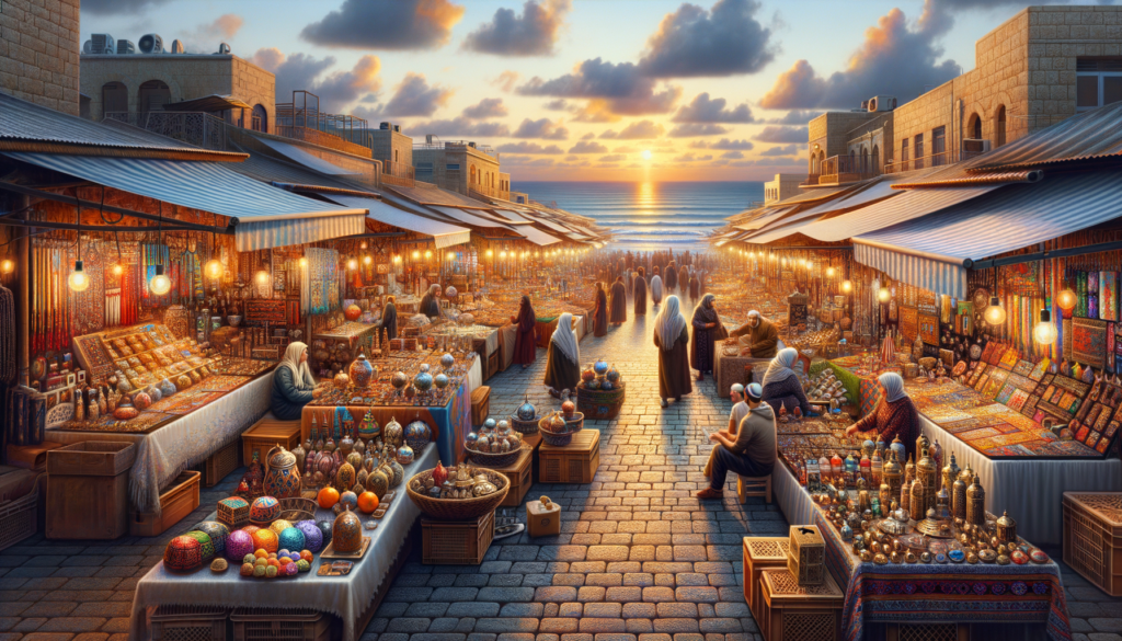 Israeli holiday gift box with festive treats and handmade items