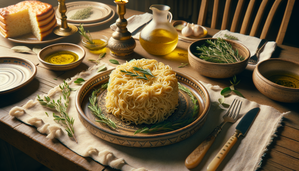 Image illustrating: Hearty Traditional Kugel from Ashkenazi Kitchens Classic noodle kugel with a sweet twist, just like Bubbe used to make. A beloved comfort dish passed down through generations, this kugel recipe brings warmth and tradition to your table. Nutritional Notes Provides a comforting source of carbohydrates and protein. Can be adapted with low-fat dairy for a lighter version. Includes raisins, which add natural sweetness and fiber.