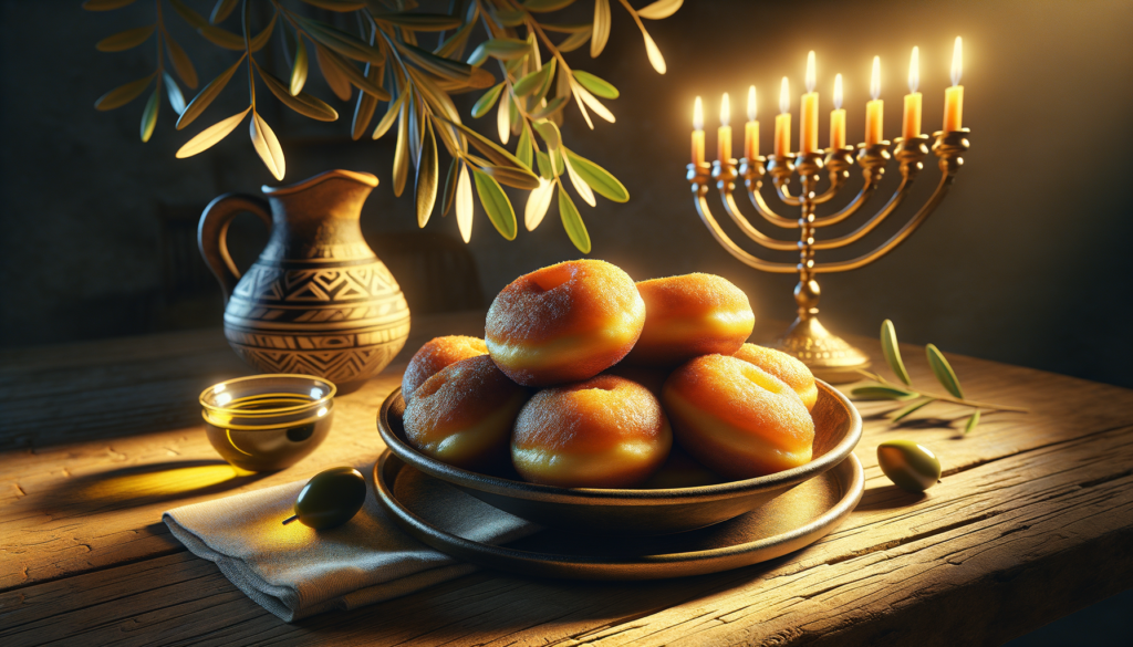 Image illustrating:Traditional Sfinge Doughnuts from Moroccan-Israeli Kitchens