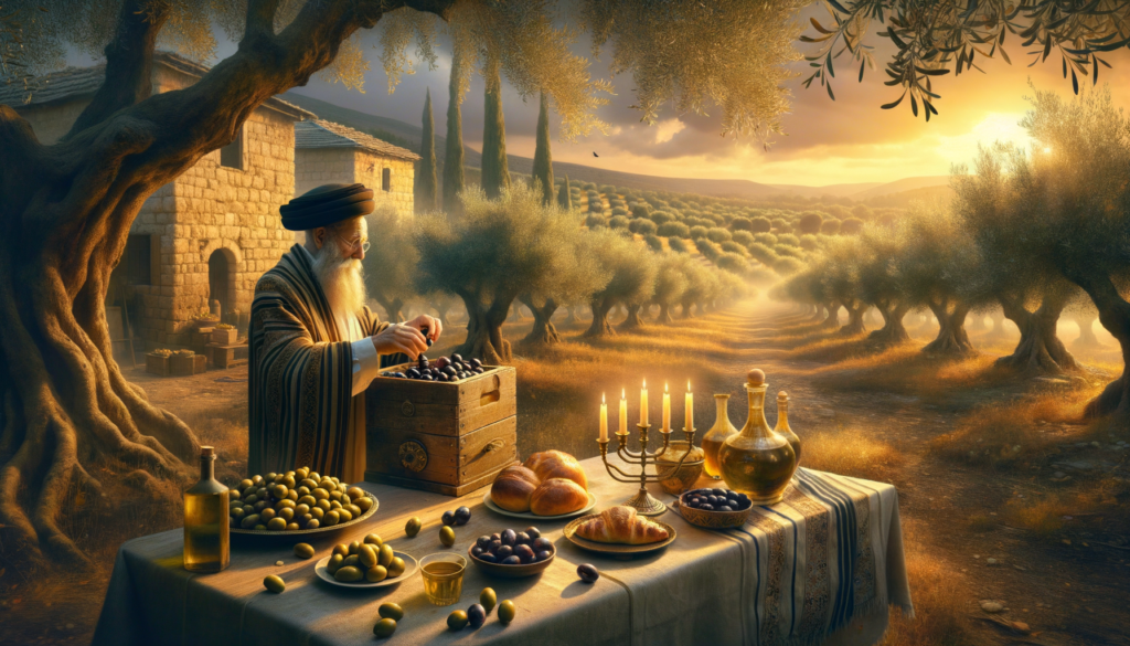 Image illustrating: Customers often write back, saying how the oil reminded them of a trip to Israel, or how it brought warmth to their Shabbat table. These messages mean the world to the Cohens. They know that through their work, they’re building bridges of understanding and love.