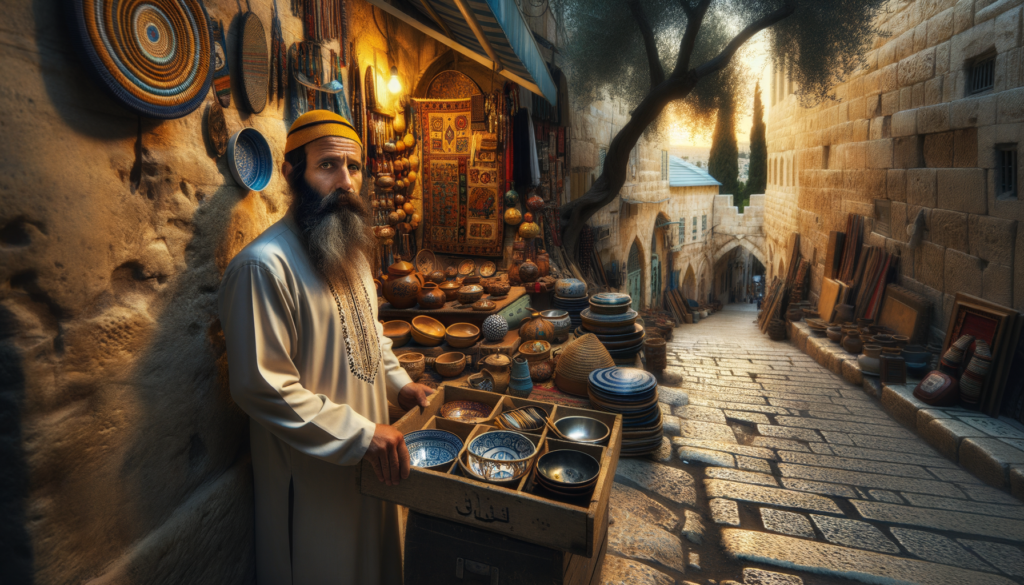 Image illustrating: For many Israeli artisans and shop owners, the question is not just about sales, but about survival. How can a small, family-run business compete with a global giant that offers mass-produced items at a fraction of the price?