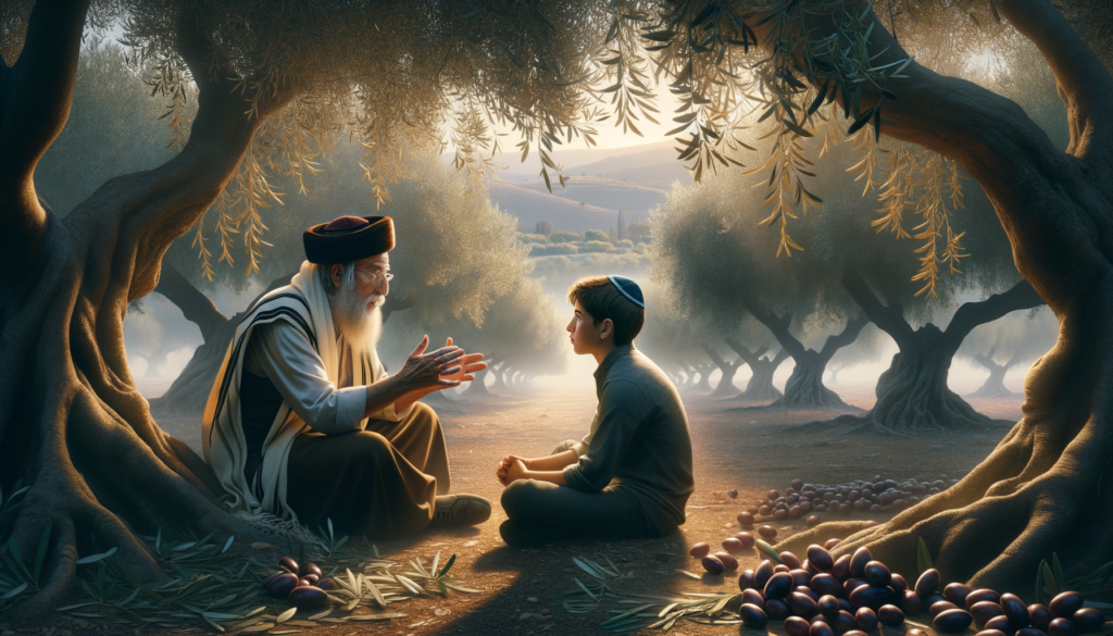 Image illustrating: In Hebrew thought, this intertwining of name and narrative is common. Esau’s redness isn’t just a physical trait—it’s a symbol of his temperament and choices. His name and color become inseparable from his story.