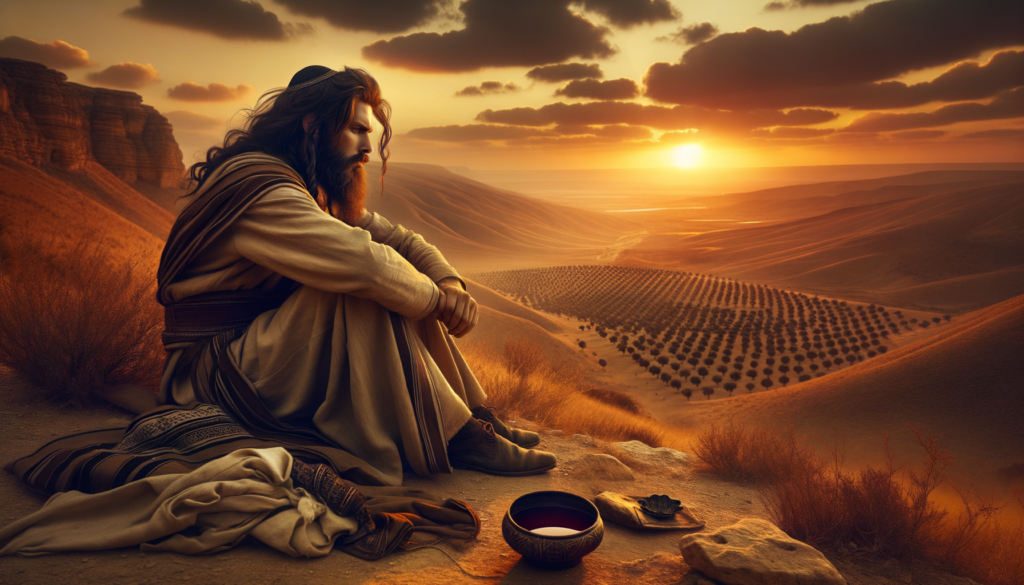 Image illustrating: In Jewish tradition, names often reflect character or destiny. Esau’s name, tied to his appearance, also hints at his nature—earthy, impulsive, and driven by immediate needs. These traits would later define many of his life choices, from selling his birthright to his relationship with his parents.