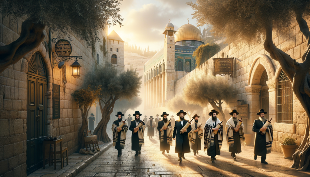 Image illustrating: This period of exile lasted about 70 years. During that time, Jewish leaders and prophets kept hope alive, reminding the people of their heritage and the promise of return. The dream of rebuilding the Temple remained central to their faith and identity.