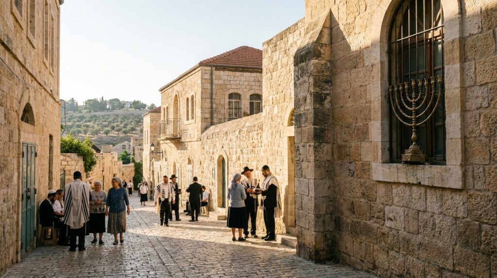 Image illustrating: These later sections expand the vision—speaking of nations gathering, Jerusalem’s future glory, and a renewed sense of purpose. They feel like the reflections of a community that has lived through rebuilding and now dreams of lasting peace.
