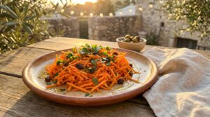Image illustrating:Refreshing Israeli Carrot Salad Recipe