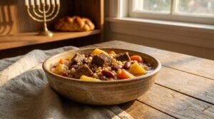 Image illustrating:Traditional Ashkenazi Cholent Recipe