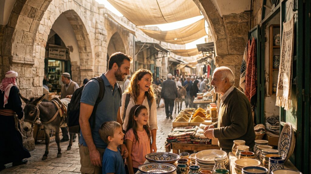 A scenic view of an Israeli landscape, capturing the essence of its culture.