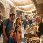 A scenic view of an Israeli landscape, capturing the essence of its culture.